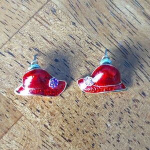 Red Hat Society Earrings